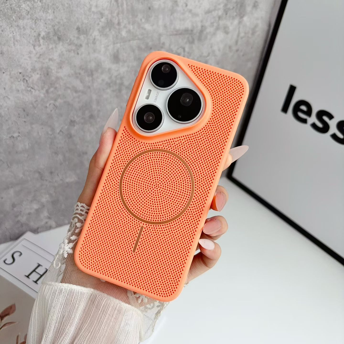 Huawei Pura 70 - Magnetyczne etui chłodzące z oddychającą powłoką